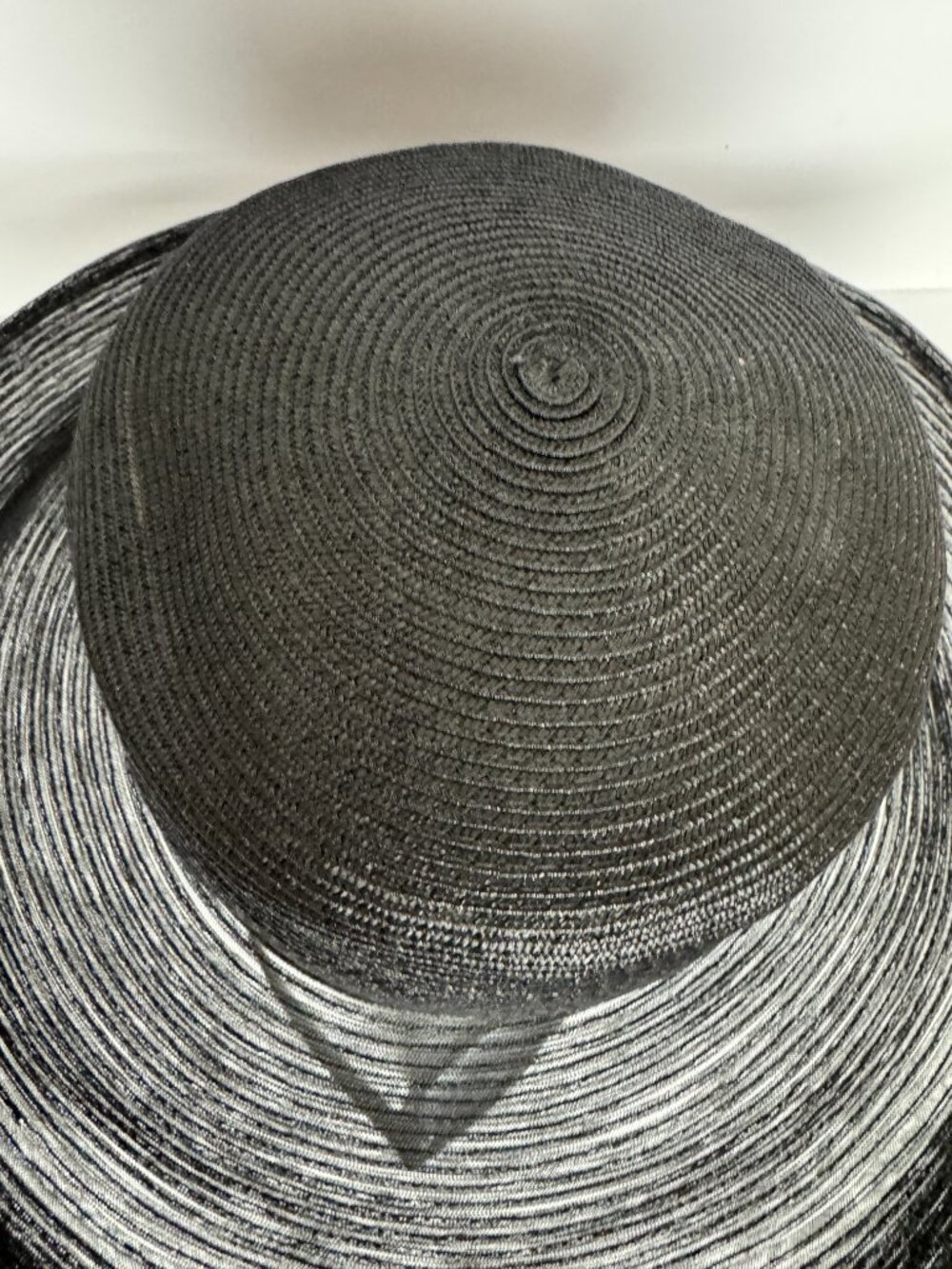 Elegant Luxury Black Hat Nordstrom Made in Italy Brim - Picture 6 of 7